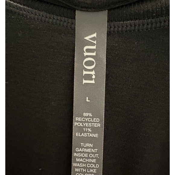 Vuori Long Sleeve Halo Crew Sweatshirt Large Black Heather NWT - Picture 6 of 6